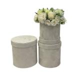 Leather Handle Craft Paper Box Packaging Bucket Gift Packing Box Pink Green