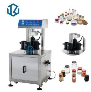 China Sauce Jam Glass Jar Bottle Filling Vacuum Capping Machine factory