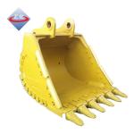 Garbage Q355 Heavy Duty Excavator Buckets Hardox 500 ISO9001