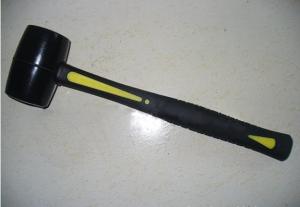 China black rubber hammer with TPR handle factory