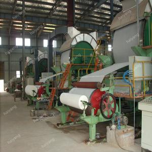 China 787mm-1T Paper manufacturing plant production line toilet tissue paper making machine factory