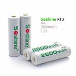 Soshine 1.2V Always Ready Ni-MH 10440 AA/Mignon 2600mAh 4pcs