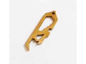 China Gold Plating Outdoor Tool Bottle Opener,Cool innovative design, gold plated die casting alloy outdoor tool bottle opener factory
