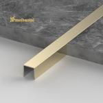 304 Stainless Steel U Channel Trim HV200 Hardness With 7c PVC Film