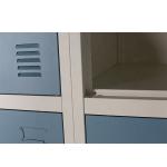 Office metal furniture Knock-down Vertical 6 doors steel cabinets