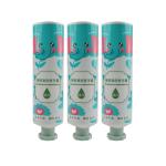 Customized Oval Flat Tube PE Plastic Cosmetic Packaging BB Cream Liquid
