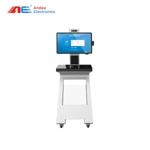 24 Inches Library Solution Self Service Machine Self Checkout Kiosk With Wheels