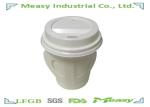 7oz 12oz White Printed Paper Cups with lids For Hot Water / Beverage / Milktea