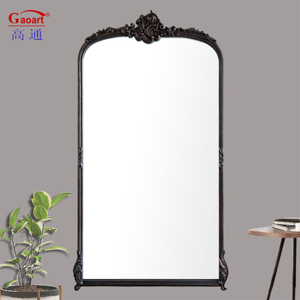 Wall-Mounted Art Deco Design Style Mirror for Large Home and Living Room Decoration
