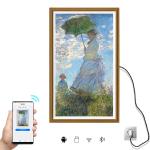 Wall Mounted Wifi Digital Photo Frame Lcd 49 Inch Big HD TV For Advertising