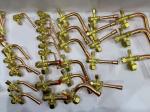 2 Way 3 Way Copper Split Service Valve for Air Conditioning Parts Customized