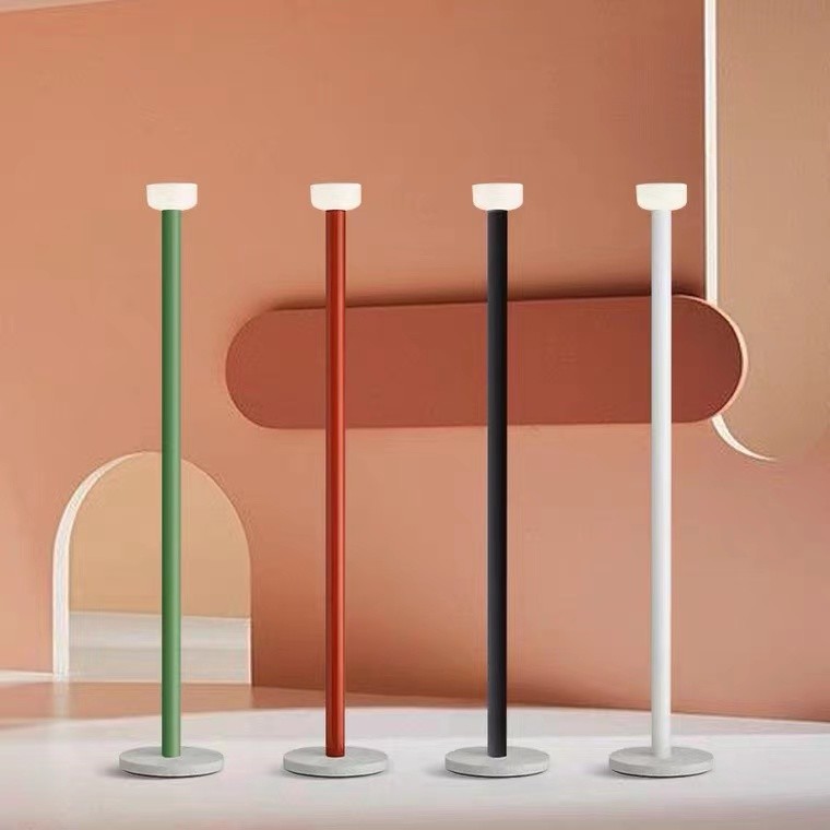 Nordic Modern Standing Floor Lamp For Indoor Home Decoration Red Standing Floor Light For Living Room