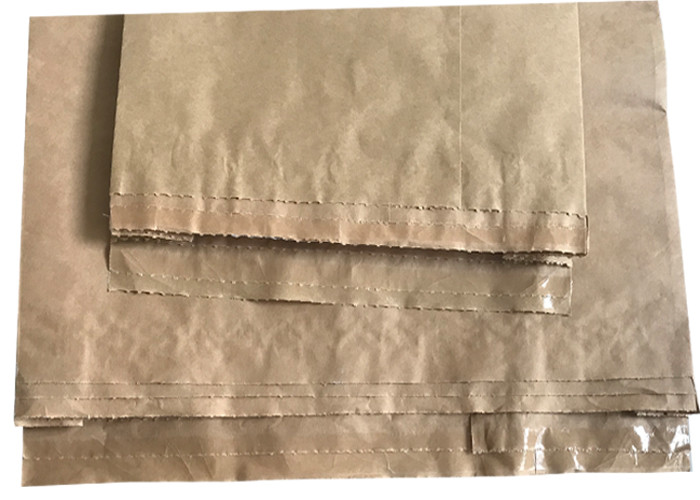 3 Layers Heat Sealed Paper Bags Trapezoid Pocket Opening Good Wear Resistance