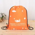 Virgin Polypropylene Drawstring Non Woven Bag 95Gsm With Heat Transfer