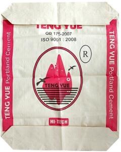 China Polypropylene Woven PP Bags 25Kg 50Kg Valve Ad Star Custom For Cement factory