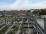 2 Floor Steel Framed Buildings Warehouse Steel Structure With Alkyd Grey Paint