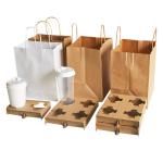 Disposable take away paper pulp tray 2 cup 4 cup holder cup carrier for coffee