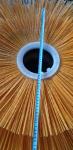 Inner Diameter 127mm Flat Plastic Ring Sweeping Wafer Brush Outer Diameter Be