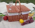 Handmade Natural Willow Wicker Picnic Basket Cheap Lunch Bags Hot sale products