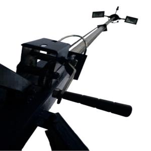 China Aluminum Antenna Tower 30ft 9 Meter Portable Telescopic Portable Telescopic Mast factory