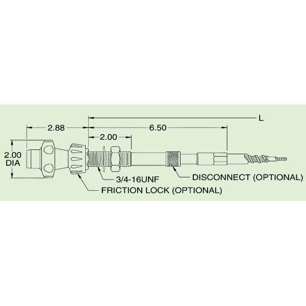 Black Push Pull Cable Parts Micro Adjust Control Heads For Regulating Valve