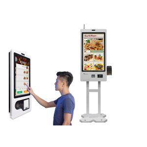 Capacitive Touch 10 Point Self Ordering Kiosk 27INCH for Customized Customer