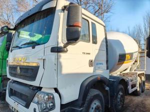 China HOWO 14Cbm 2021year March Weight 31000kg Used Concrete Mixer Truck National Five Emission factory
