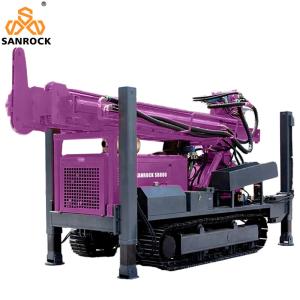 China Crawler Water Drilling Machine for Deep Water Well Drilling Equipment 6300×2300×2650mm factory