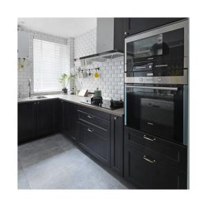 China European Style Stainless Steel Kitchen Cabinet luxury For Commercial factory