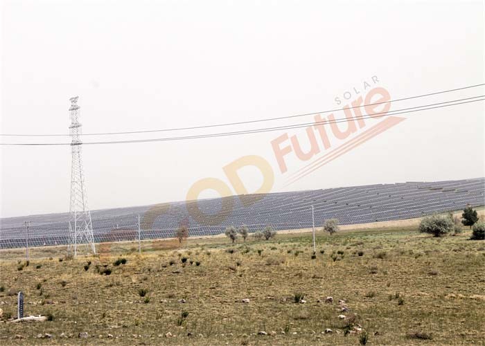 Backtracking 1500V Horizontal Single Axis Solar Tracker 40m/S