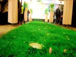 Abrasive Resistance Residential Indoor Artificial Grass , Decorative Fake Grass
