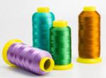 Smoothly Polyester Yarn 120D/2 ZS Twist For Embroidery