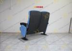 Double Seat Two Seater Cinema Theatre Seating Chairs With Plastic Cover For