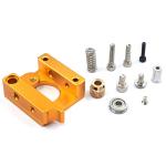Gold Aluminum Alloy 3D Print MK8 Extruder Bracket 1.75 Left Right