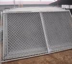 6'x10' smart chain link construction fence aperture 2⅜"x2⅜"(60mmx60mm) 2½"x2½"