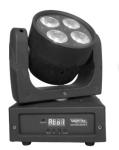 DMX512 4PCS 10W RGBW 4 IN1 Mini Beam Moving Head Light , LED Wash Light