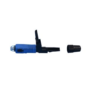 China SC UPC Optical Cable Connector with Low Insertion Loss, Corrosion Resistant and UL-rated Plastic Housing for Field Assembly factory