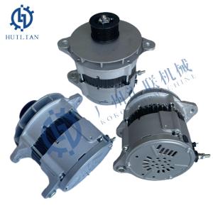 China 600-825-7111 Alternator Assembly 24V 75A Engine Alternator For Komatsu HM350 HM400 WA500 SA6D140 Dump Truck Engine Parts factory