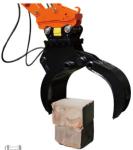 Multifunction Excavator Grapple Bucket , Excavator Grabber For Stone / Wood