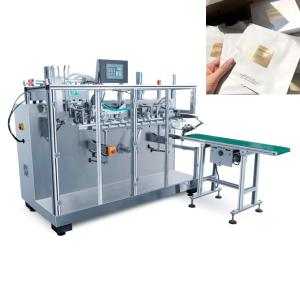 China Moisturizing Soothing Facial Mask Packing Machine 80mm 50Hz Non Woven Cosmetic factory