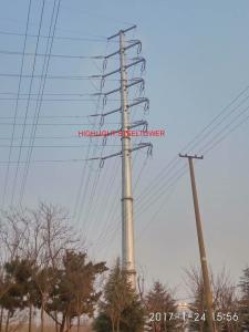 China Power Transmission Electric Steel Pole With Damage Test Report factory