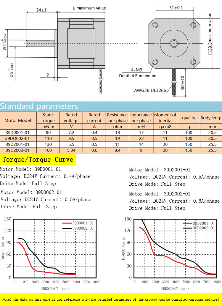 Faradyi Custom Factory Price Closed Loop Stepper Motor High Torque 12V 24V 42 Series Brushless Stepper Motor