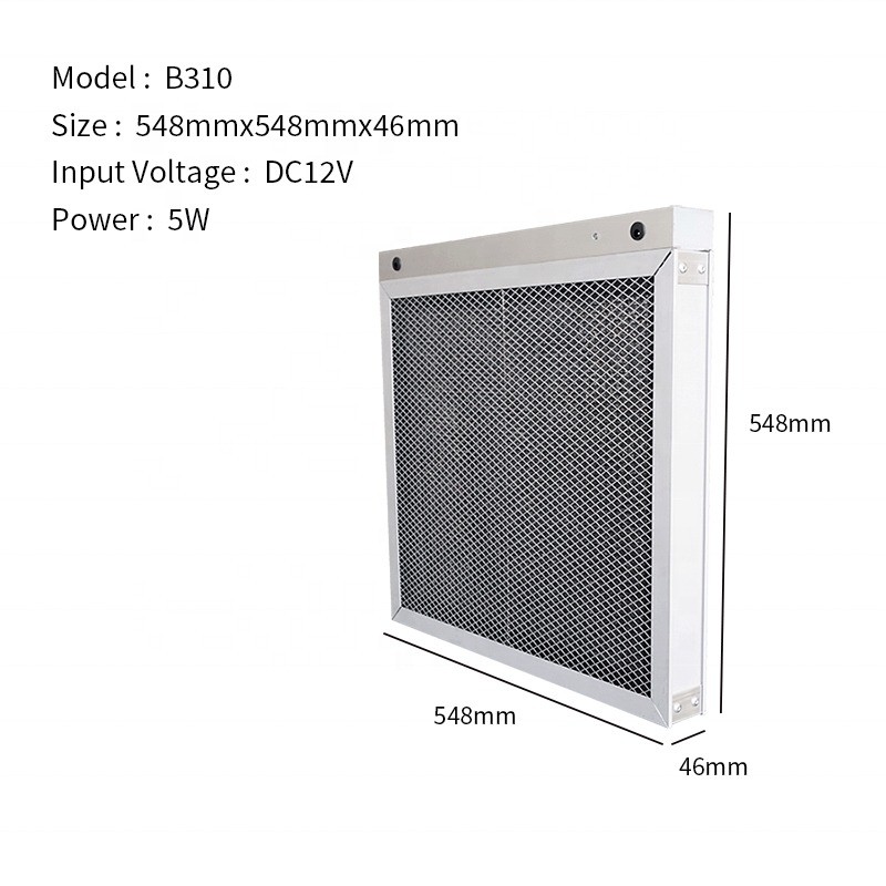 China App Controlled 12V Custom Electrostatic AC Air Filter Private Mold factory