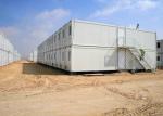 Steel Door Storage Container Houses Two Stories Glass Wool Sandwich Wall Panel