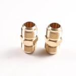 Custom 1/4 Brass Fitting 1/2 3/4 5/8 Nipple Connector Pipe Threaded Copper Brass