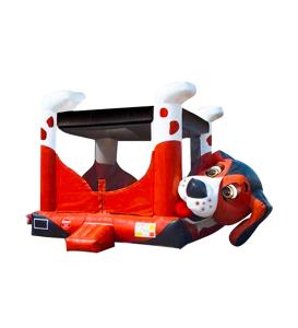 China Dog Theme Inflatable Bouncy Castle Double Stitching Rentals factory