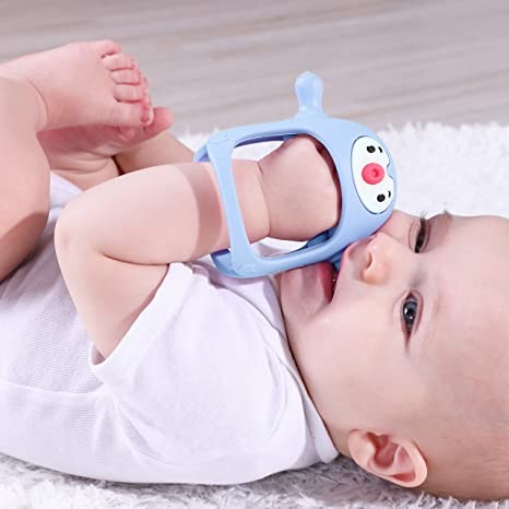 MHC Customised Silicone Remote Control Teether Food Grade For Baby