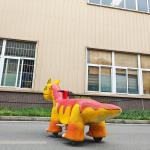 Theme Park Amusement Park Animatronic Electric Dinosaur Ride On For Kids