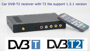 China DVB-T2E car DVB-T2 digital TV receiver with one tuner one antenna factory