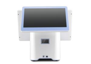 China White Touch POS Machine , Touch Screen Cash Register Machine User Friendly factory